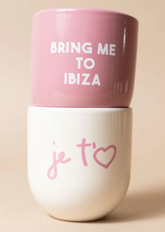 Tasse Weiß Je Tàime