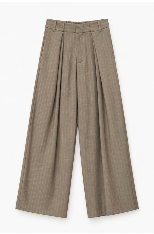 Bundfaltenhose Nadelstreifen