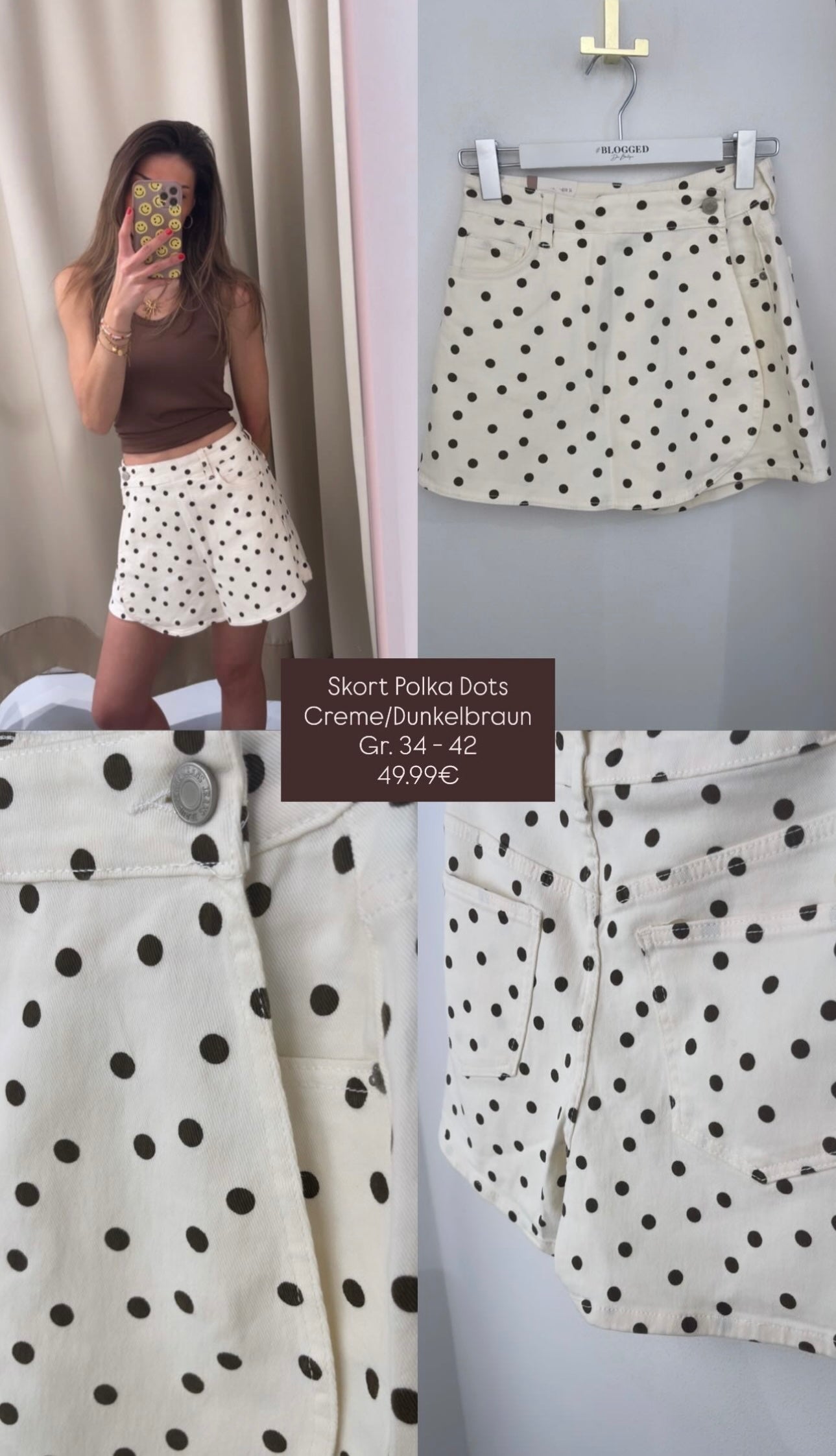 Skort Polka Dots