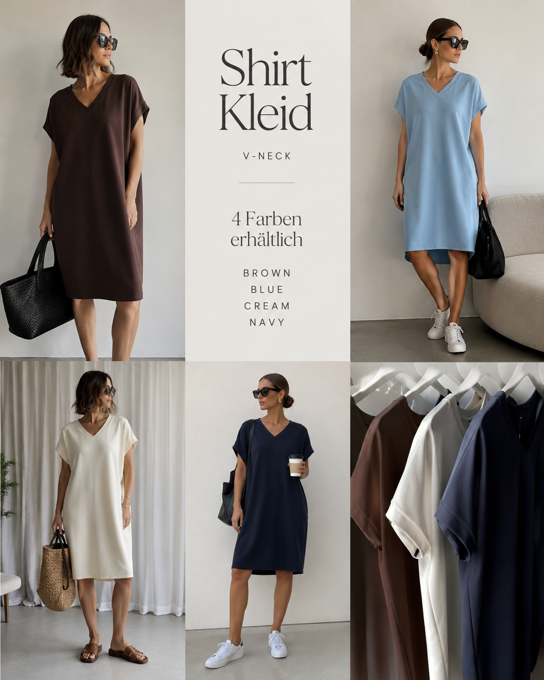 Kleid V-Neck