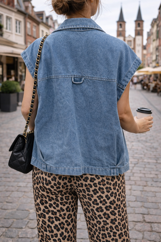 Denim Weste