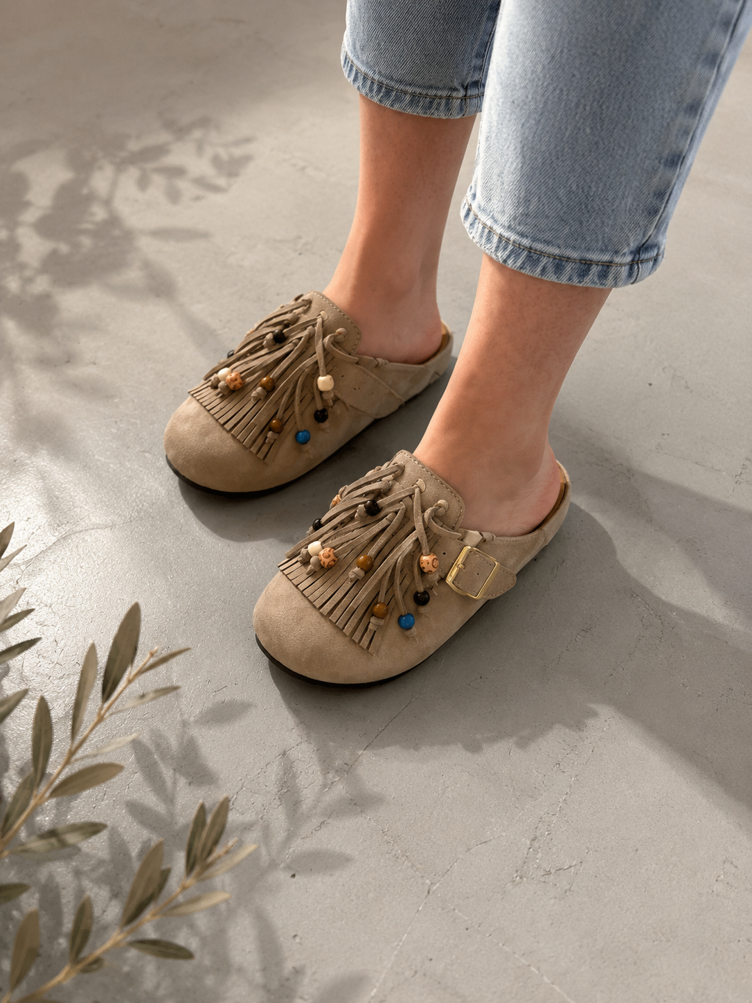 Slipper Fransen