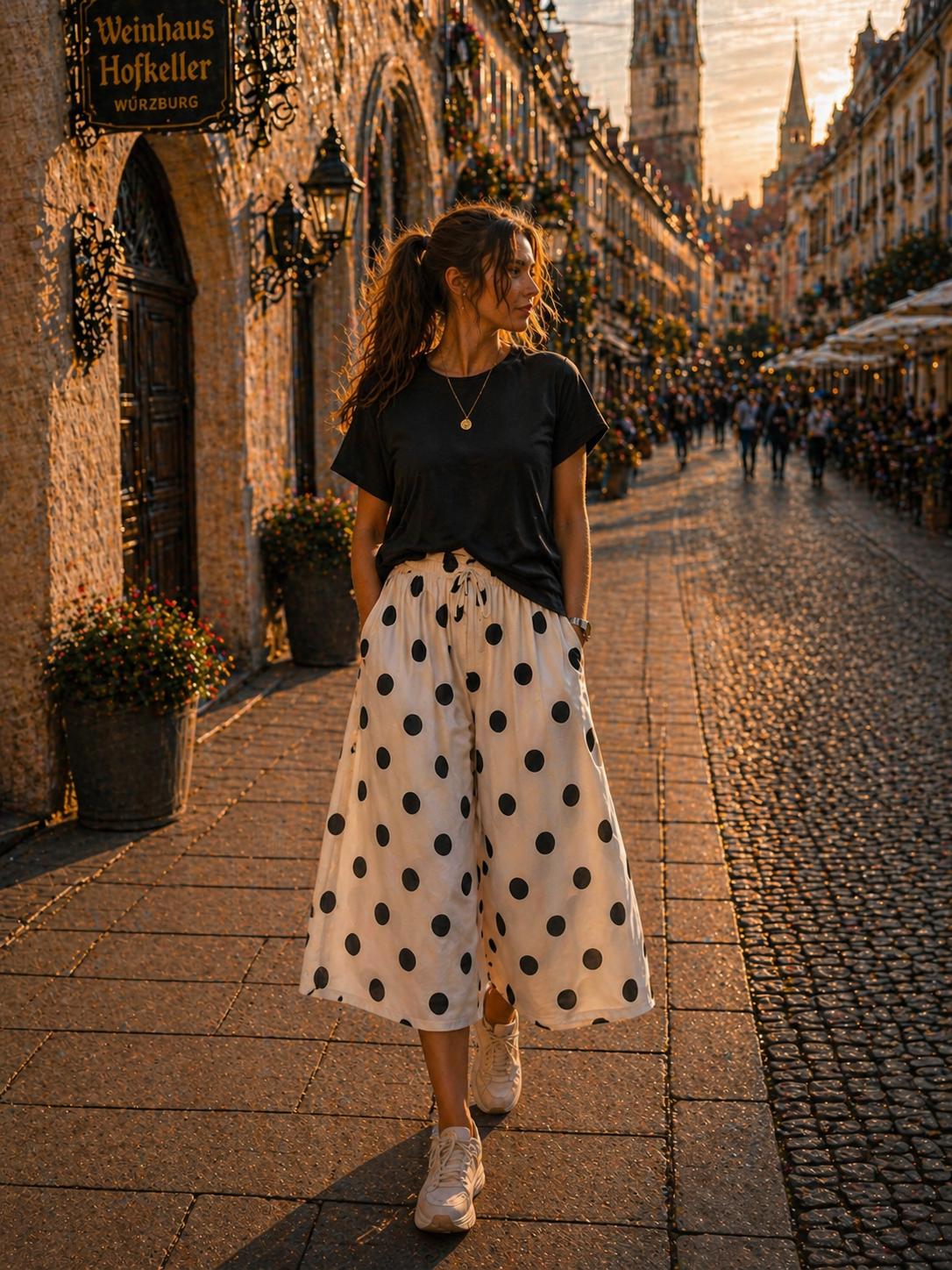 3/4 Hose Polka Dots