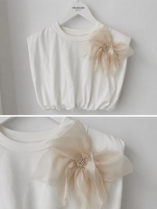 Shirt Cropped Blume