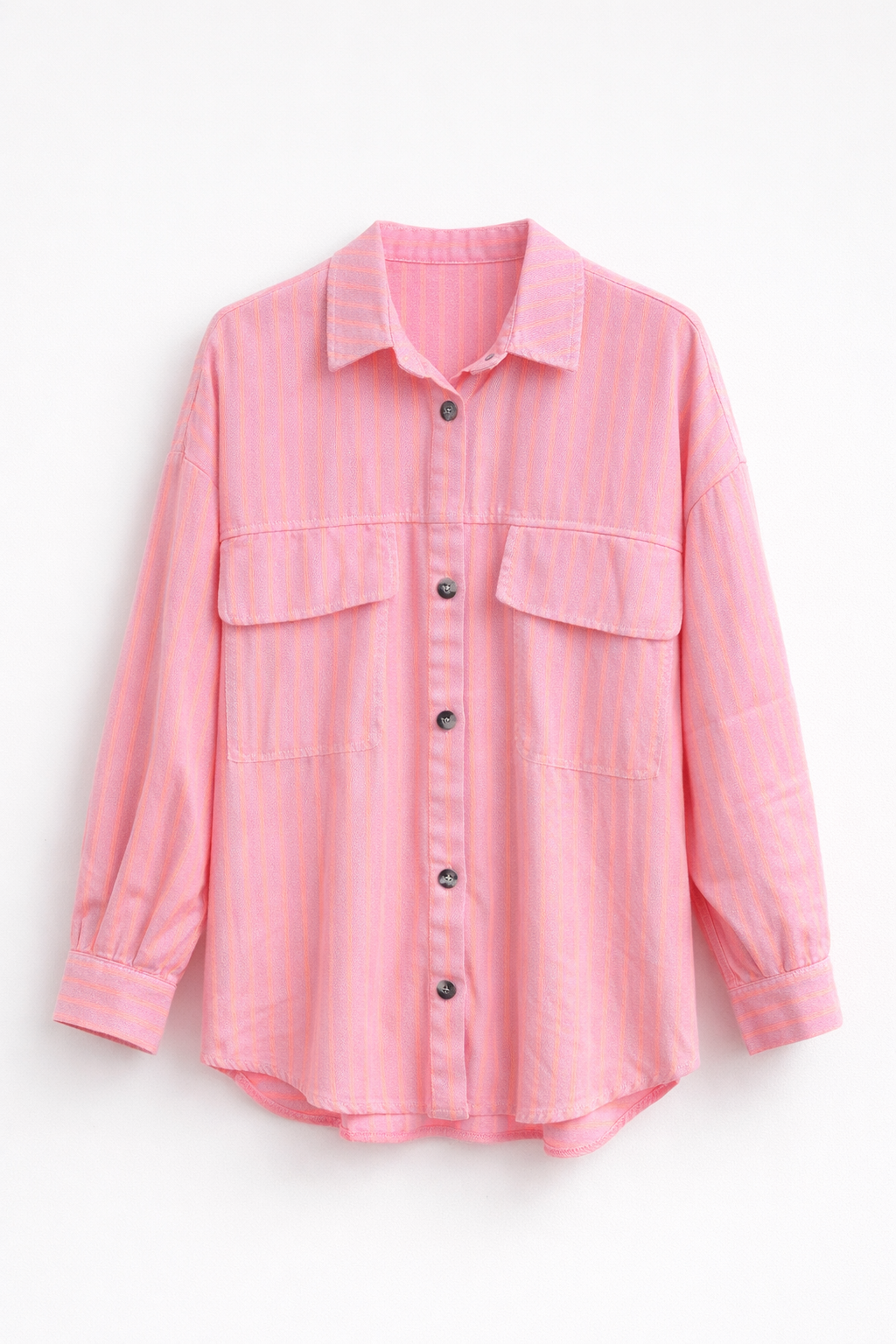 Jacke Rosa Streifen Orange