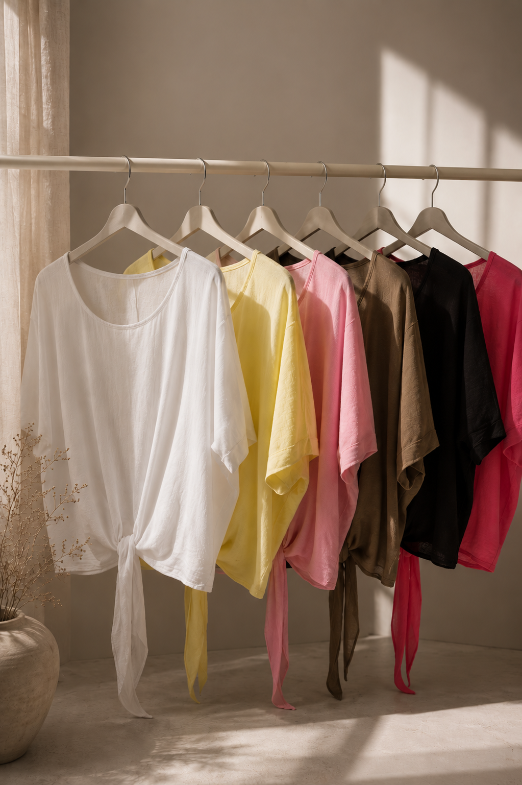 Luftiges Knotenshirt