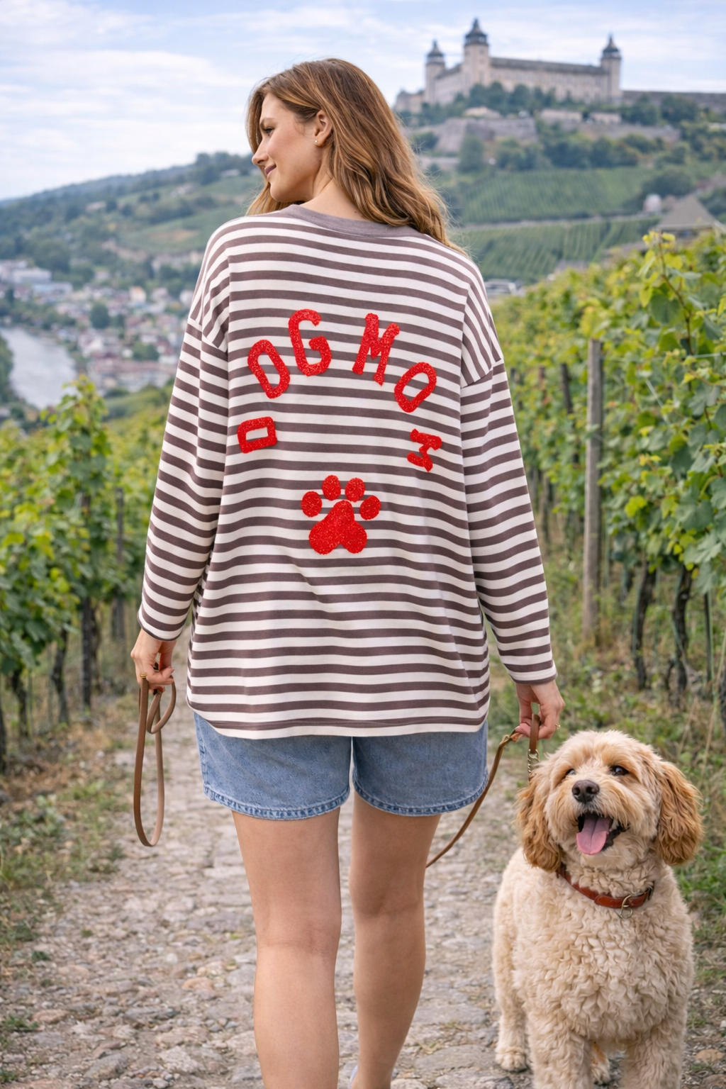Shirt Langarm DOGGY MOM