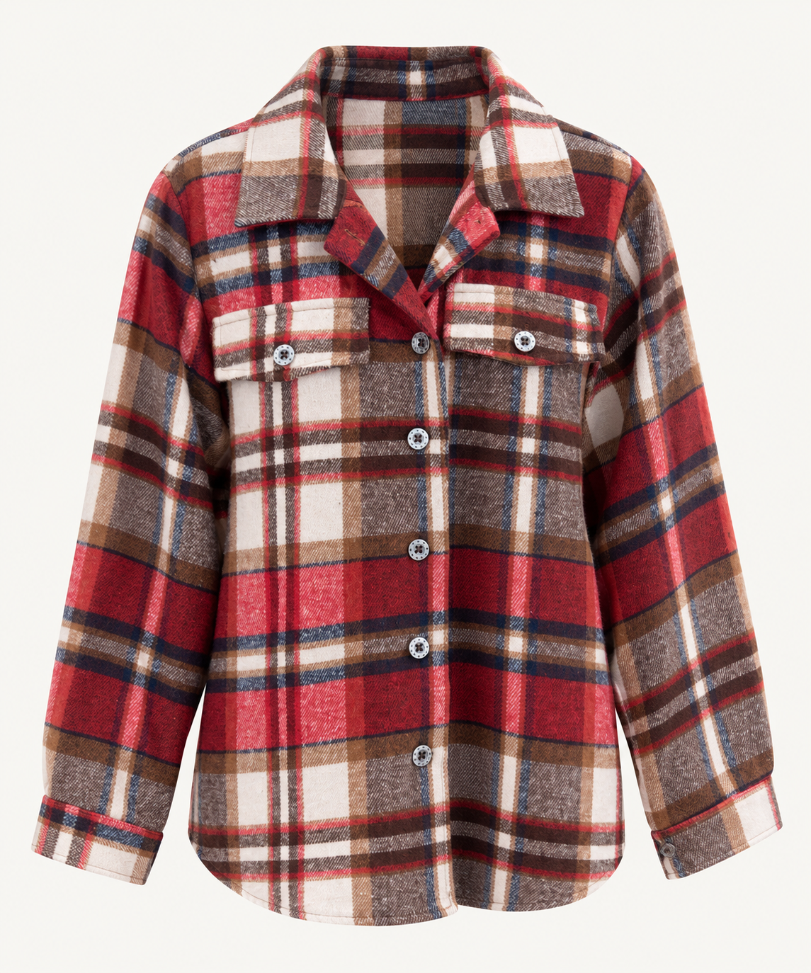 Karohemd Flanell Rot