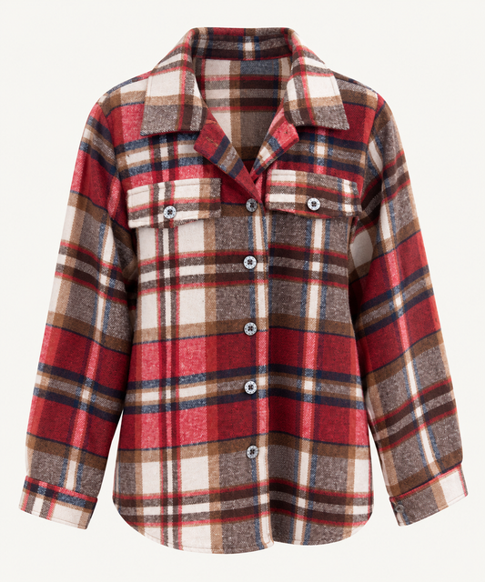 Karohemd Flanell Rot