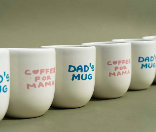 Espresso Tasse Weiß DAD`S MUG