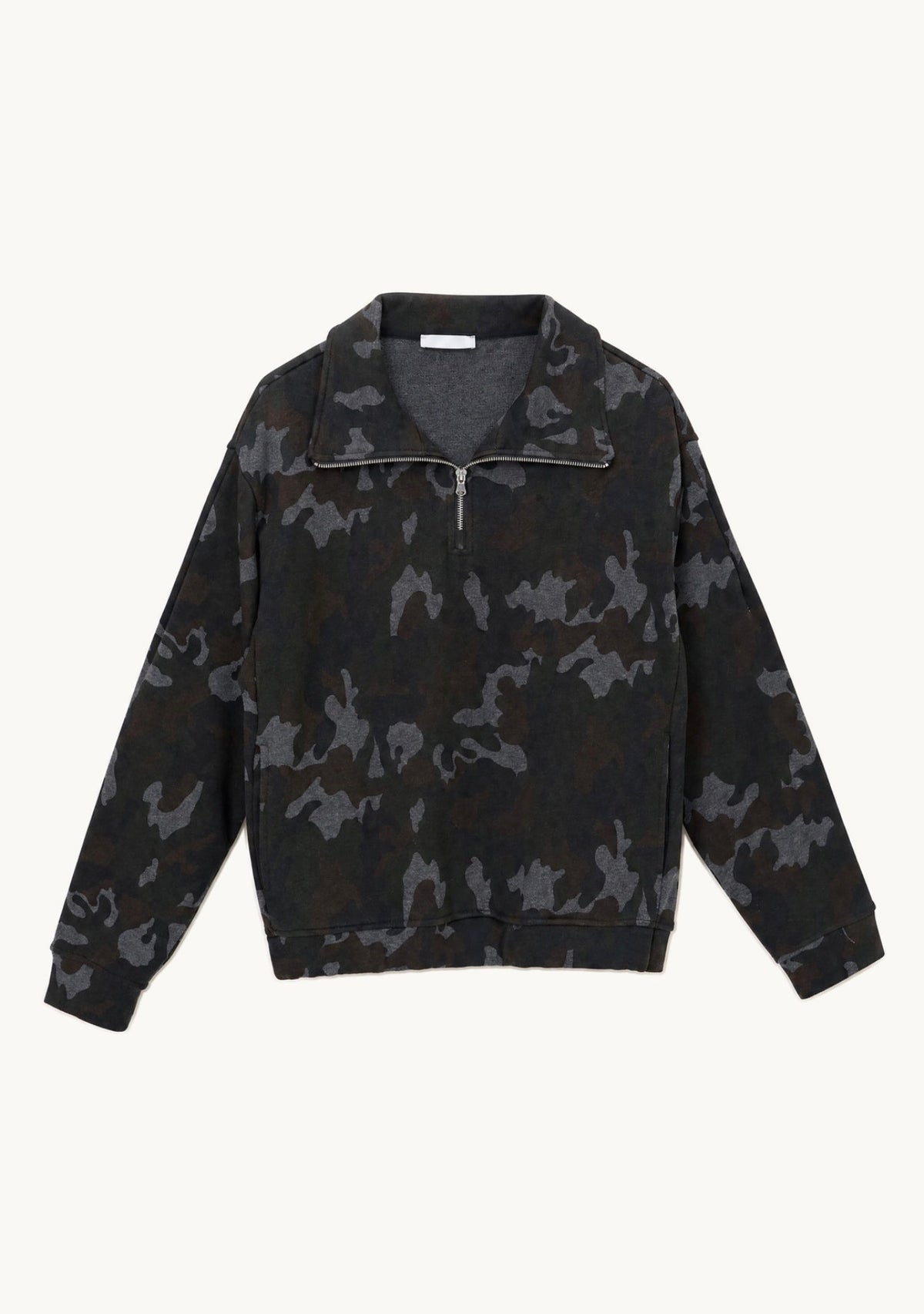 Sweatshirt aus Fleece-Stoff mit Tarnmuster