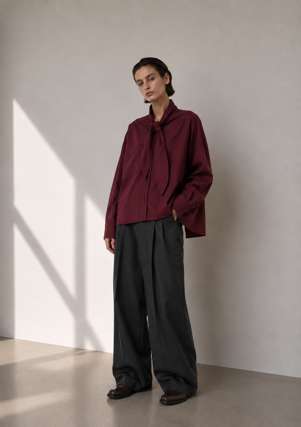 Bluse Schleife