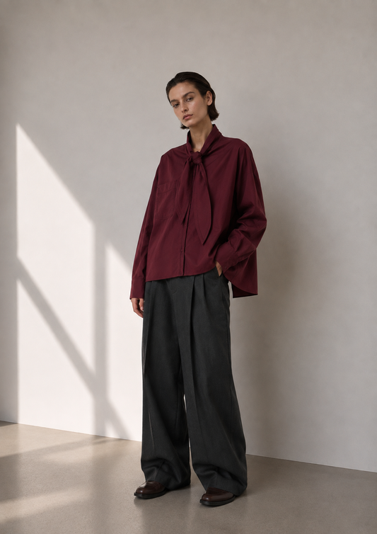 Bluse Schleife