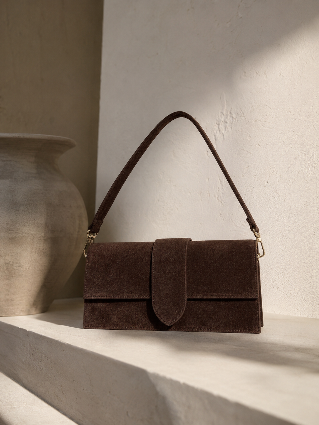 Handtasche Wildleder