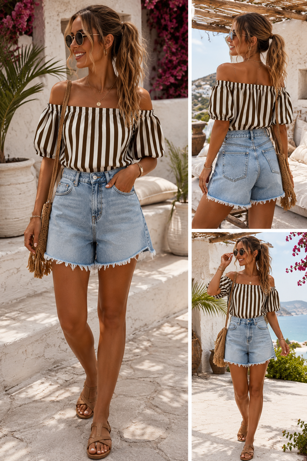 Jeans Shorts High Waist