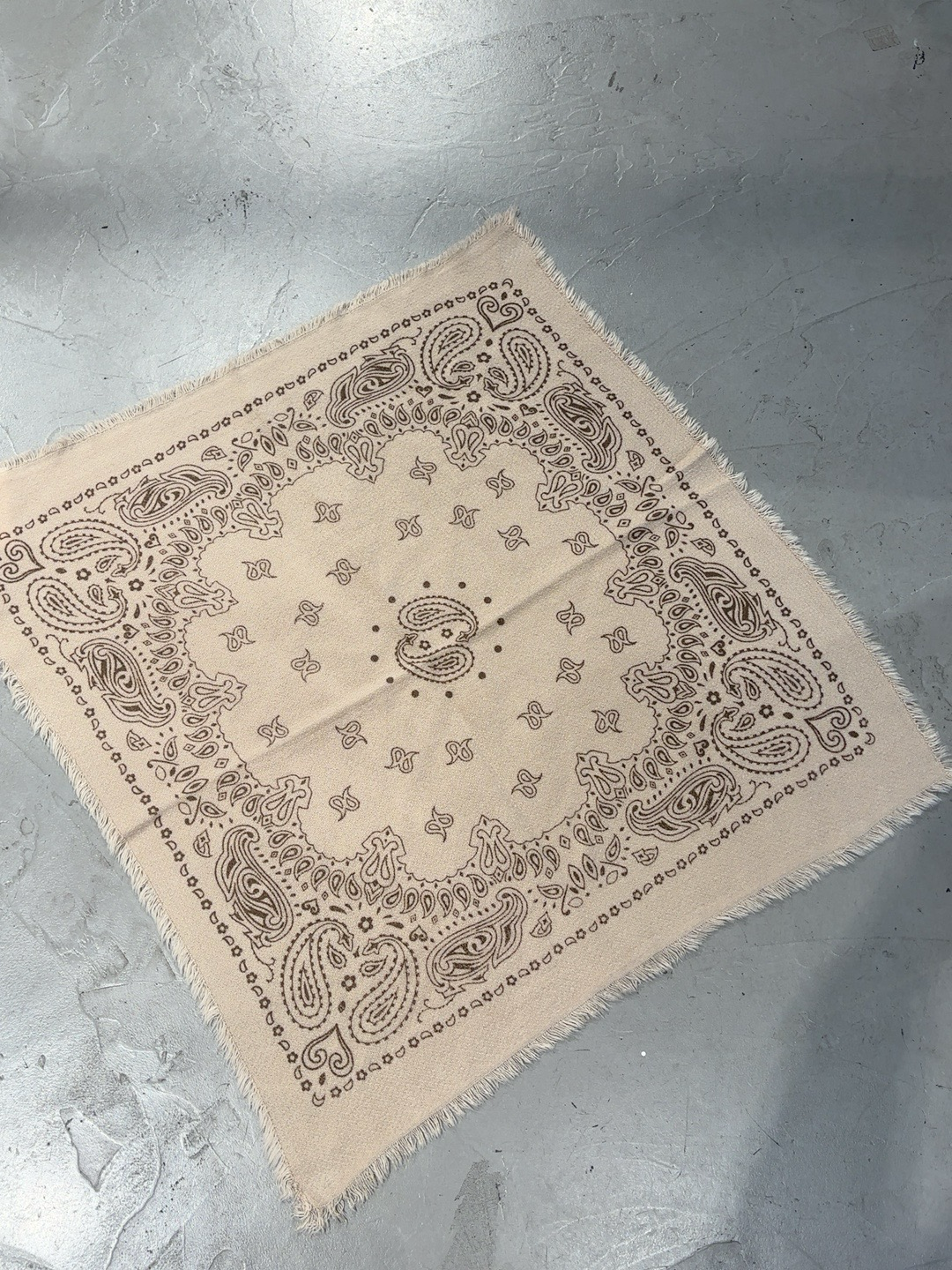 Tuch Paisley Beige