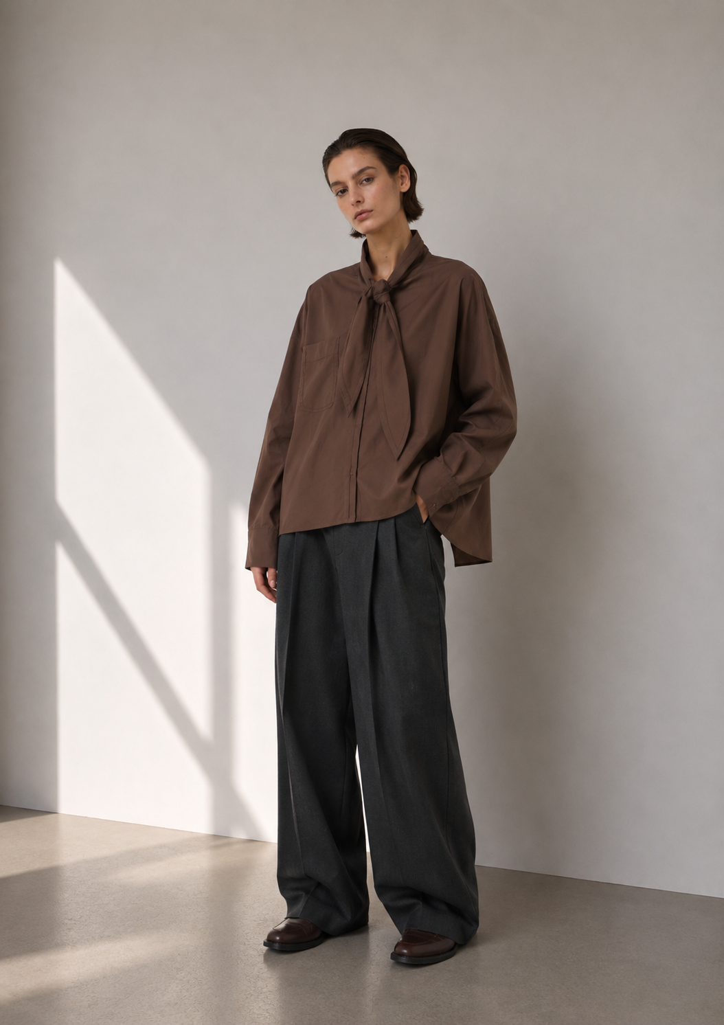 Bluse Schleife