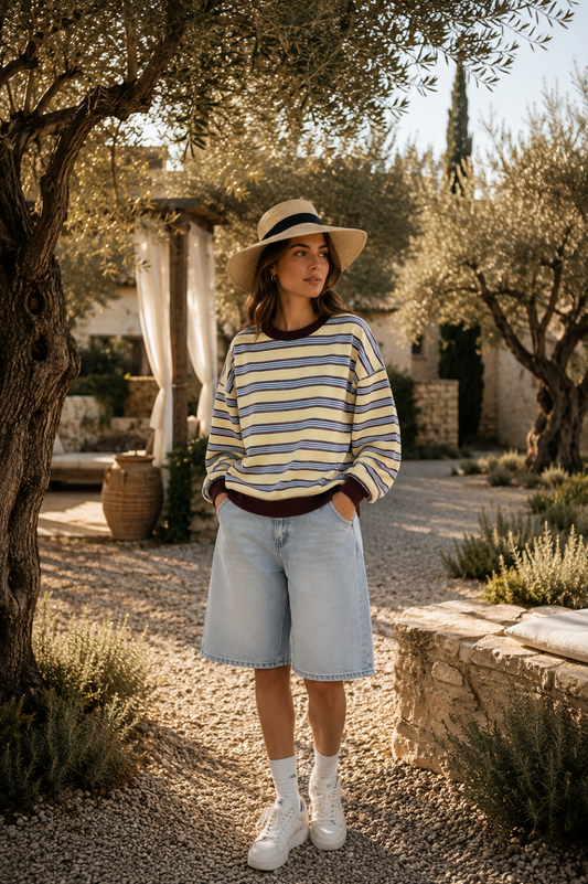Sweatshirt Streifen