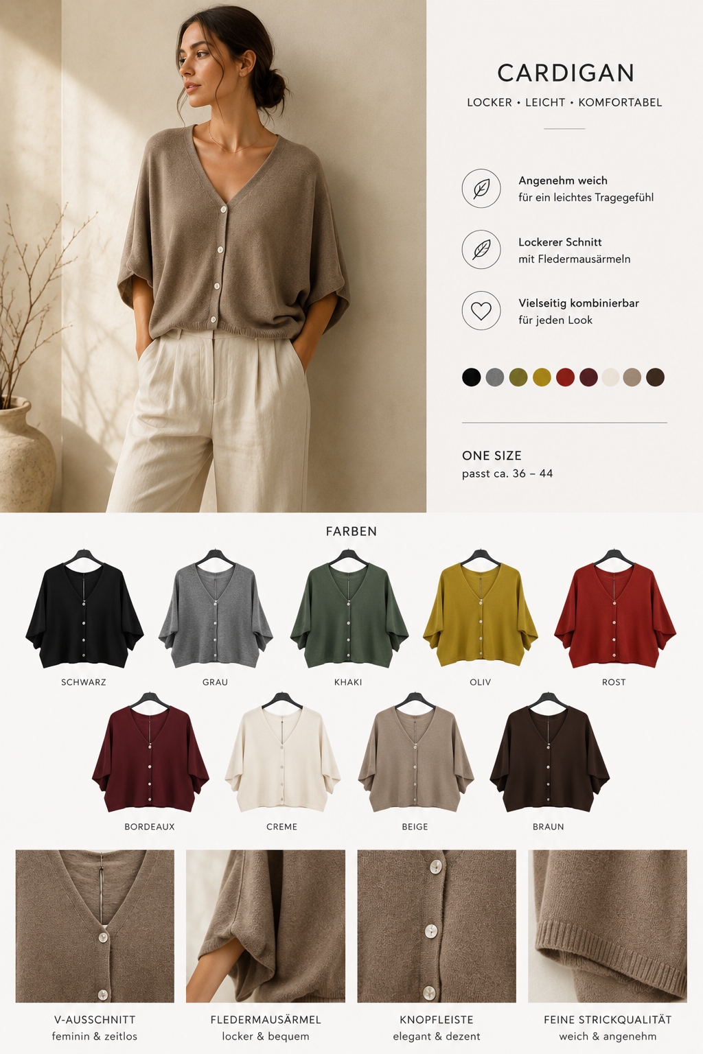 Cardigan Oversize