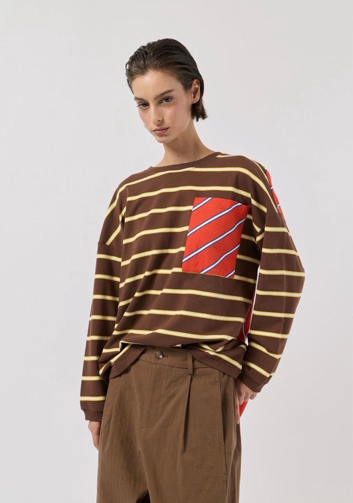 Langarm Shirt Stripes