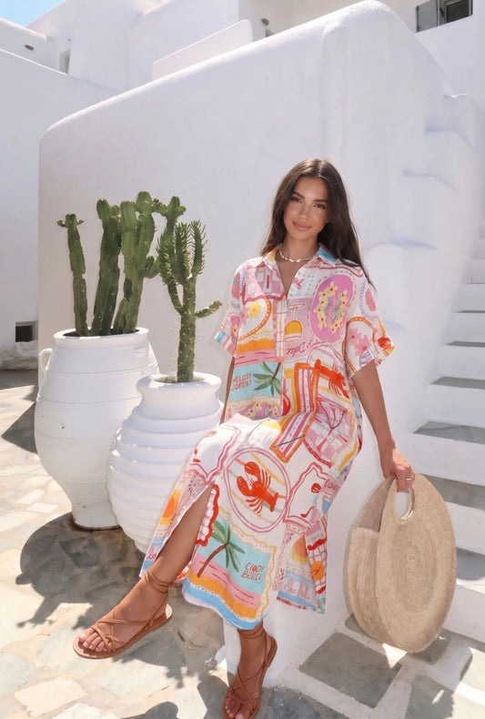 Kleid Tunika Flower