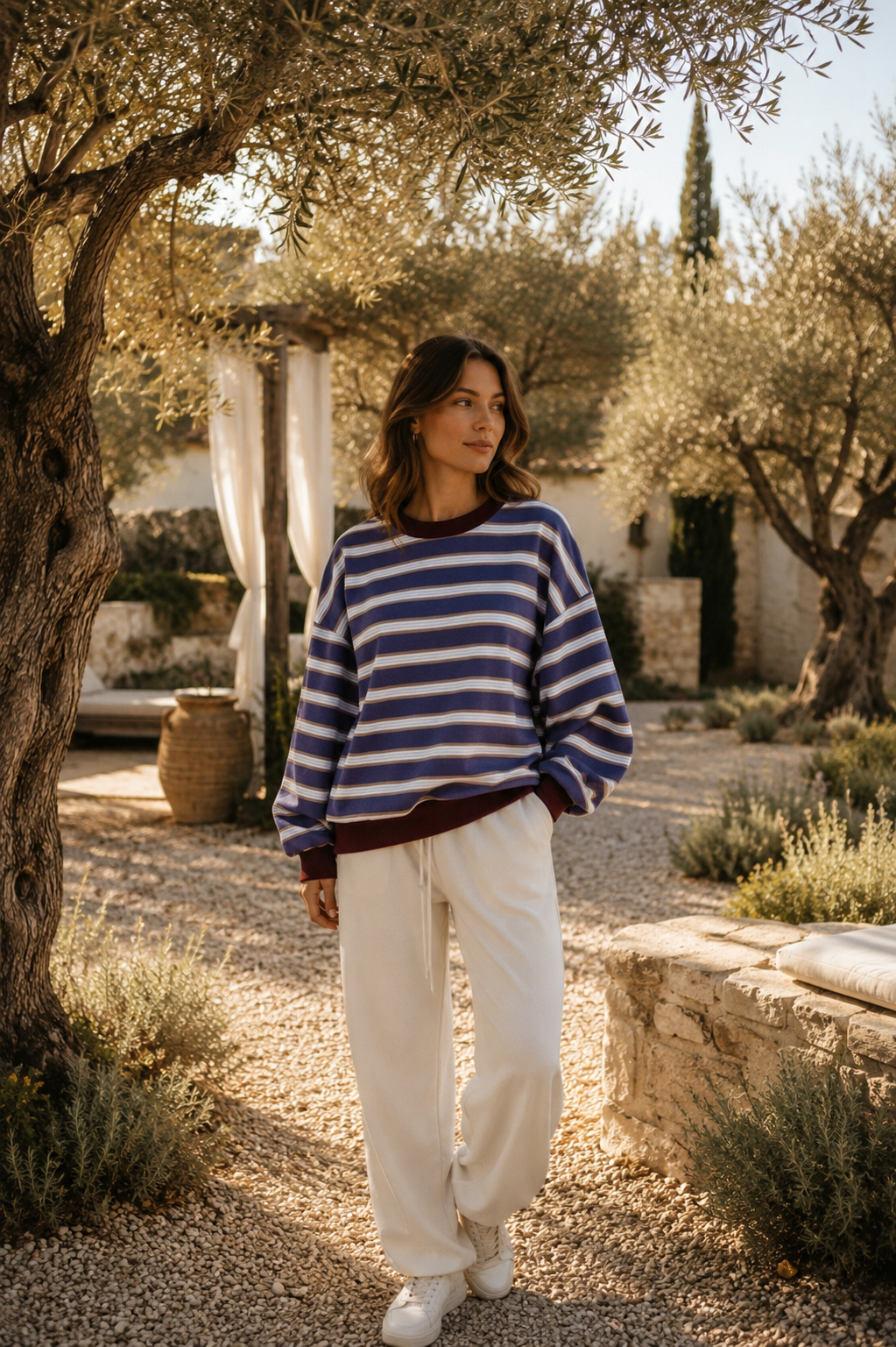 Sweatshirt Streifen