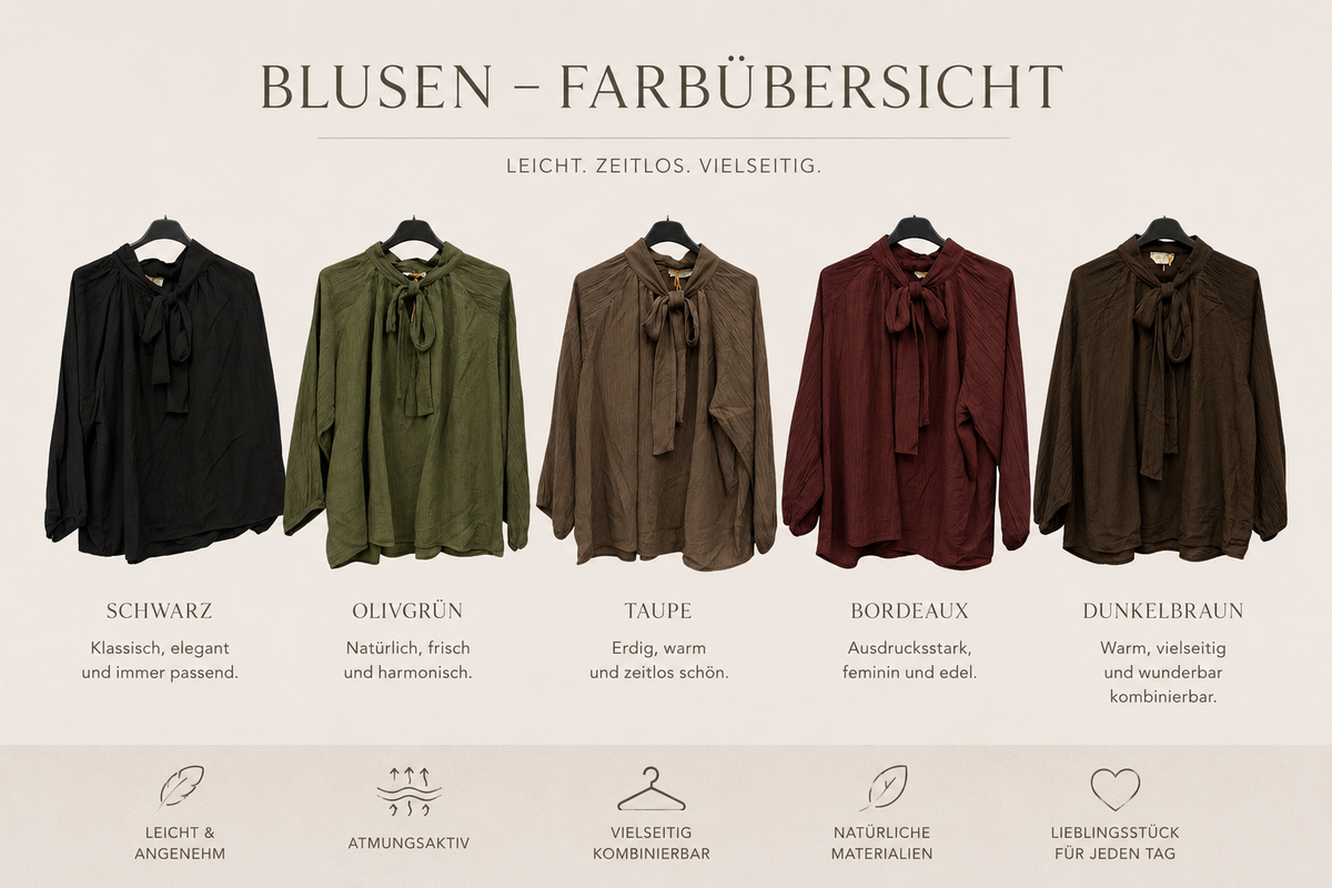 Bluse mit Schleife