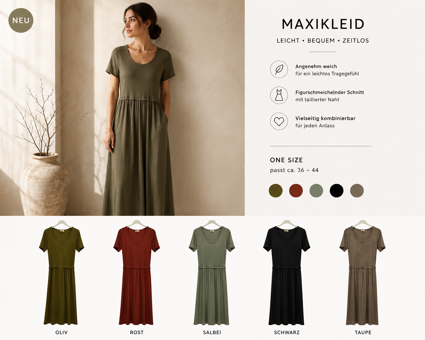 Kleid Shirt Lang