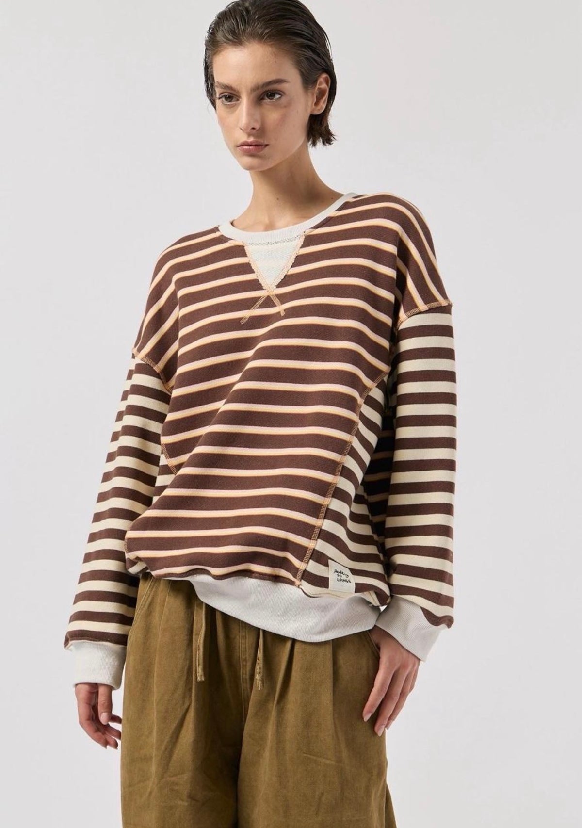 Sweatshirt Streifen
