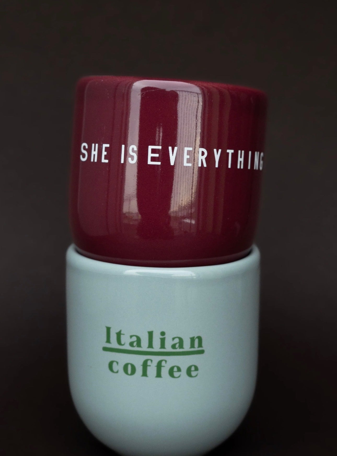 Tasse Grau ITALIAN COFFEE