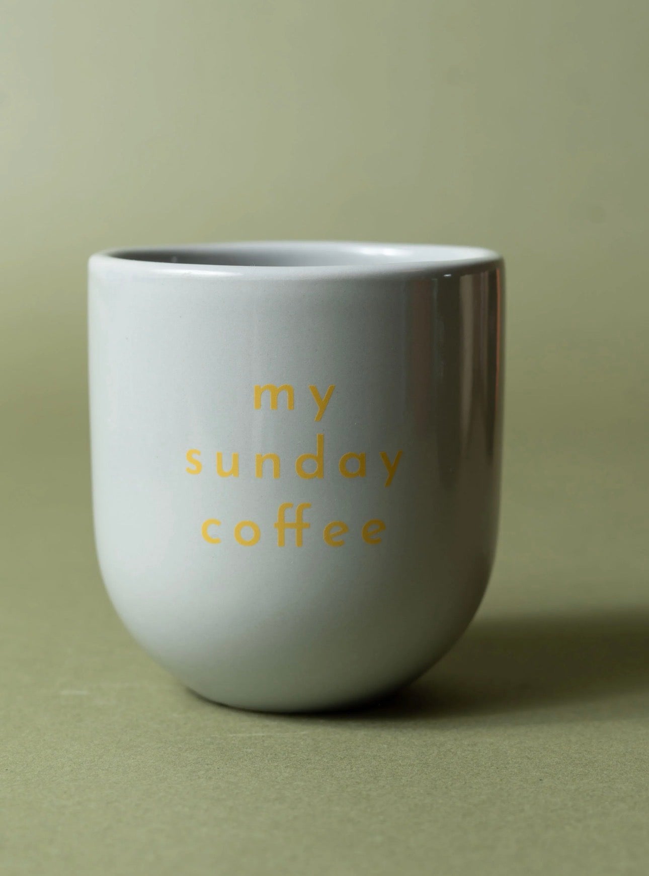 Tasse Grau MY SUNDAY COFFEE
