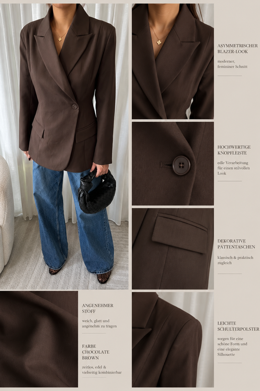 Blazer Schoko Braun