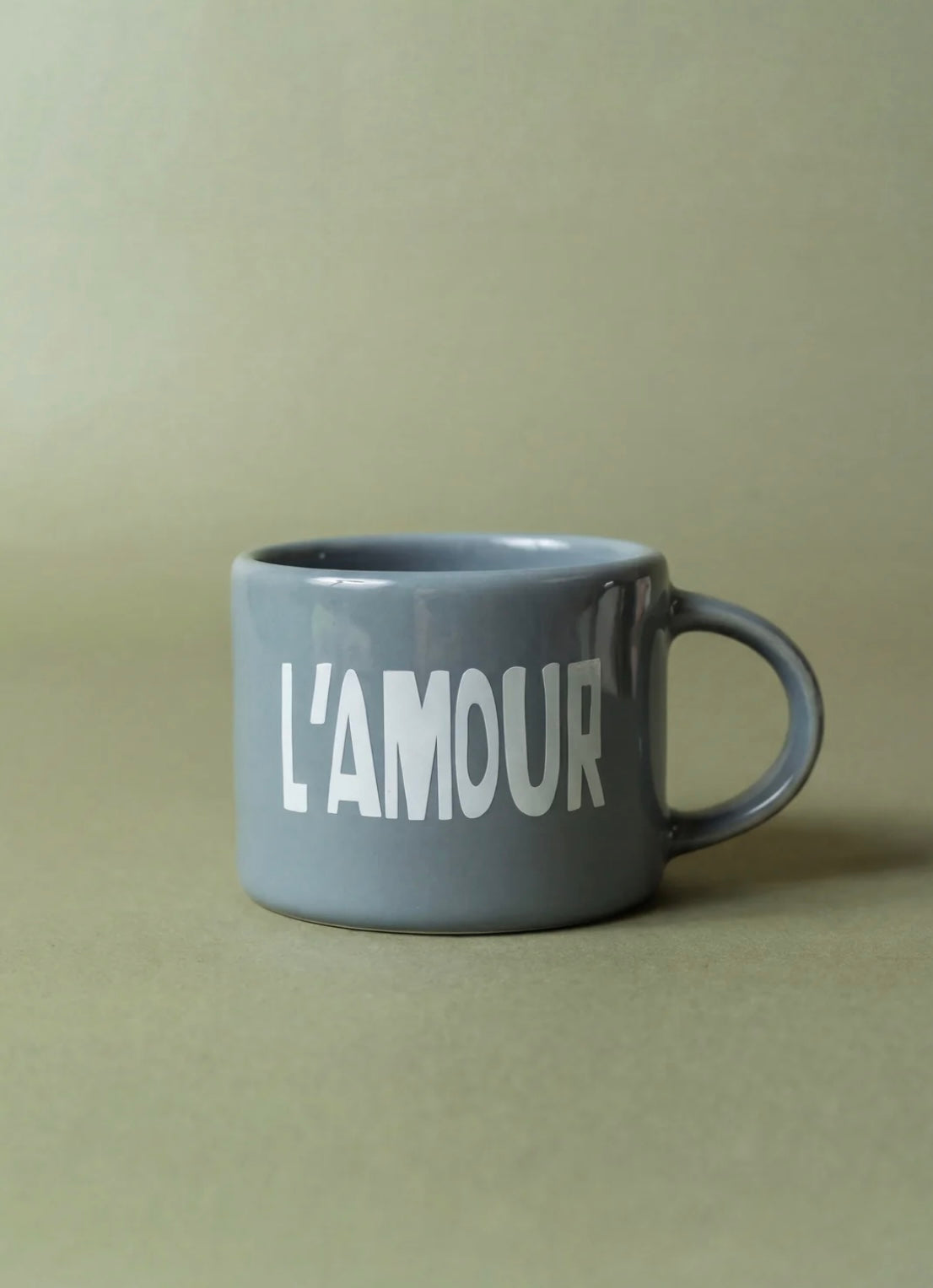 Tasse Rauchblau L´AMOUR