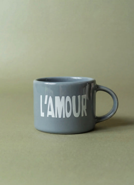 Tasse Rauchblau L´AMOUR