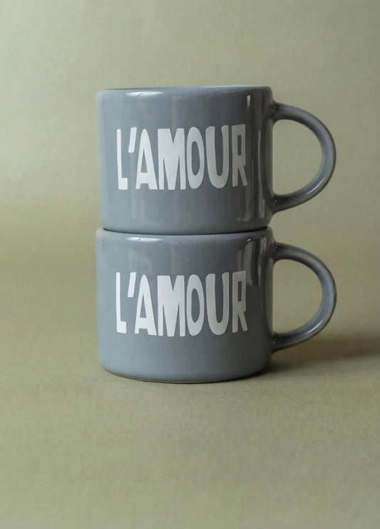 Tasse Rauchblau L´AMOUR