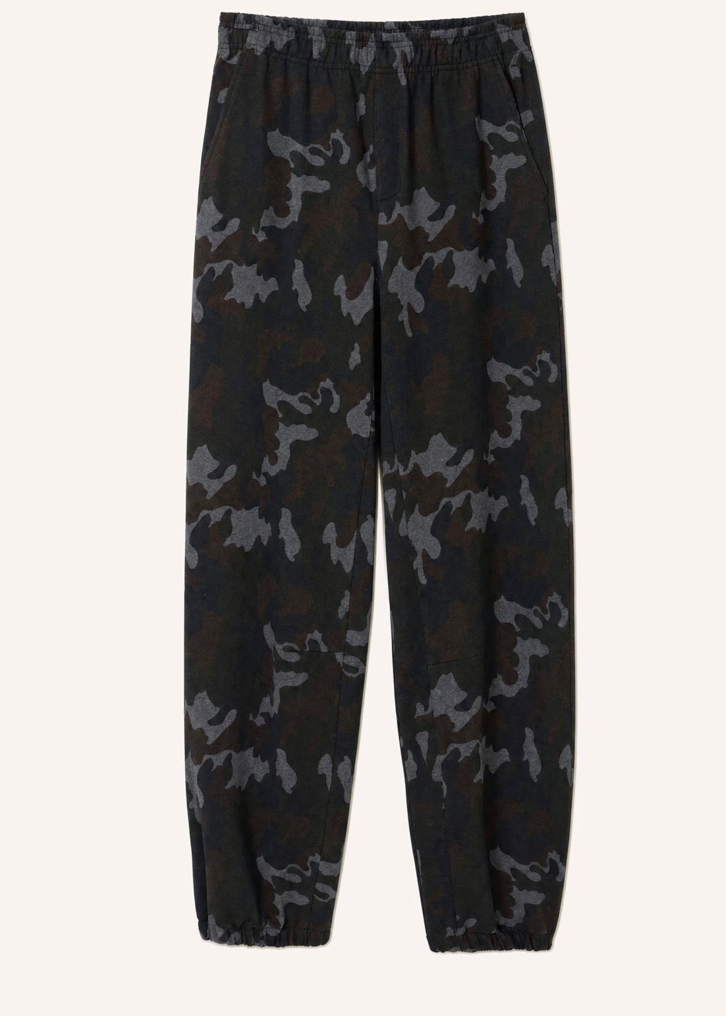 Jogginghosen aus Fleece-Stoff mit Camouflage-Print