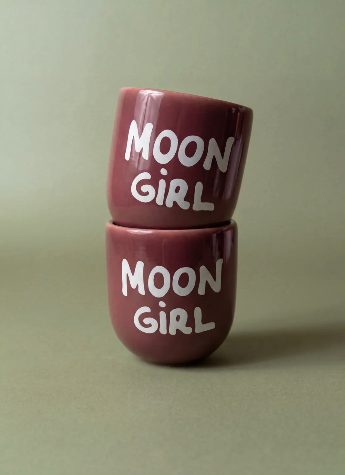 Tasse Burgunder MOON GIRL