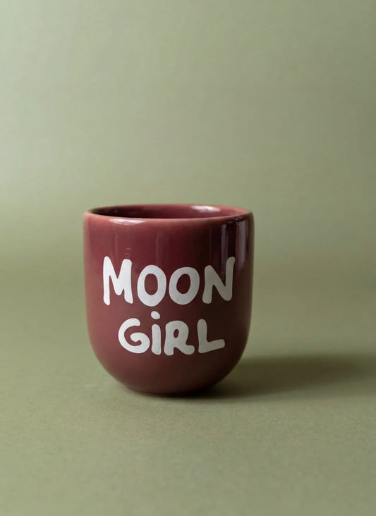 Tasse Burgunder MOON GIRL