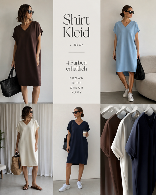 Kleid V-Neck