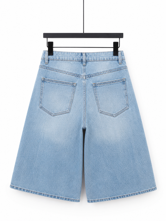 Jeans Bermuda Midi Shorts