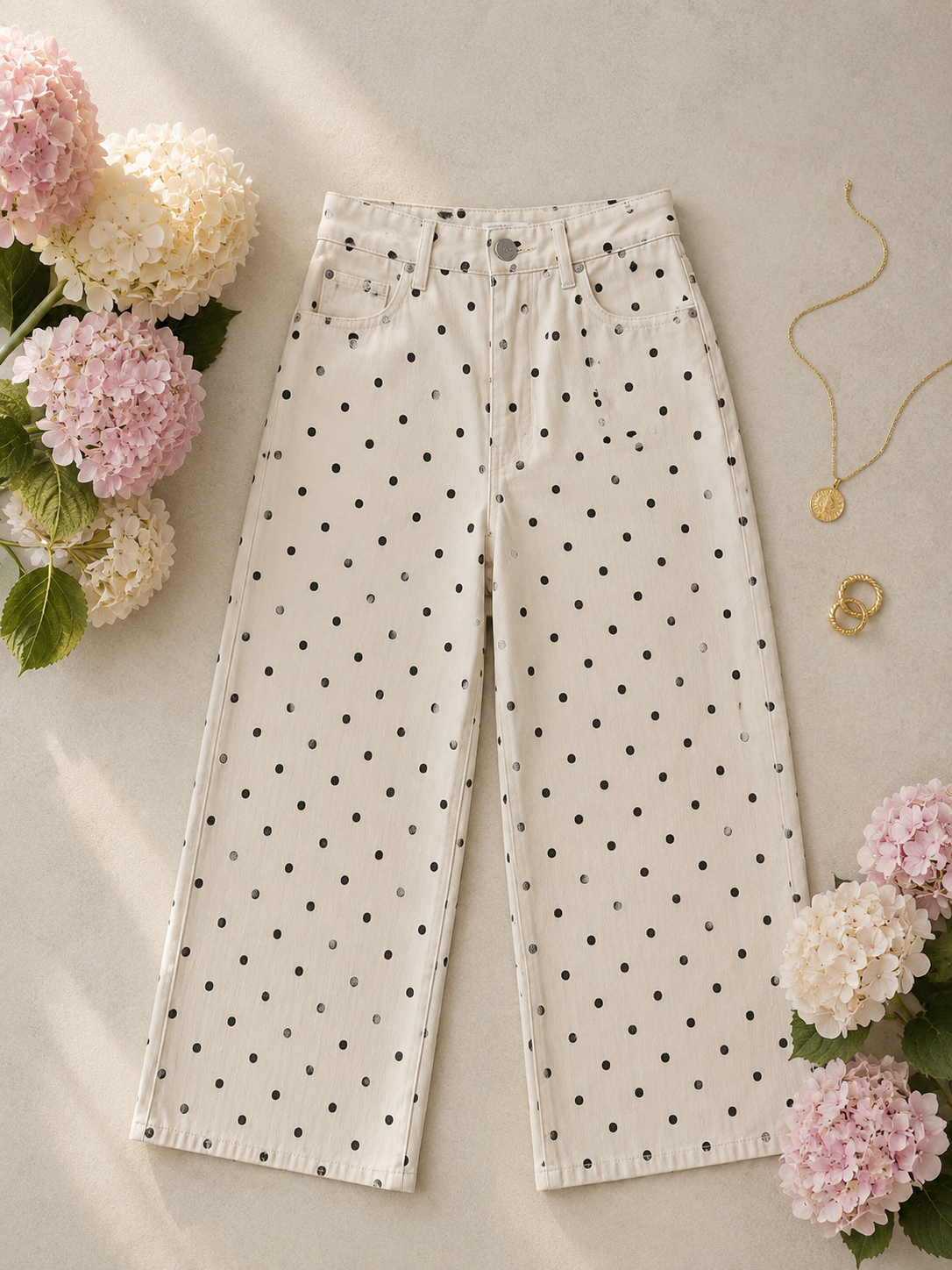 Jeans Polka Dots