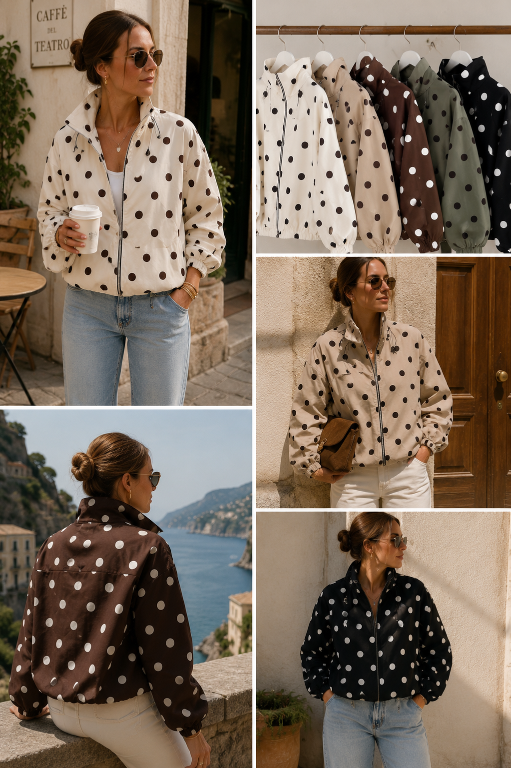 Jacke Polka Dots