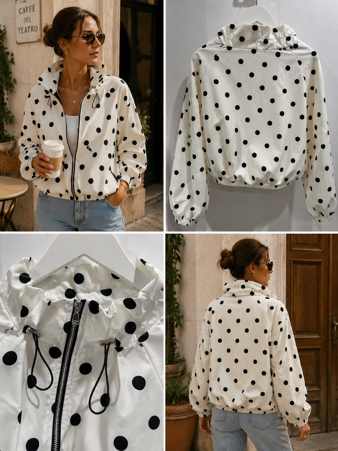 Jacke Polka Dots