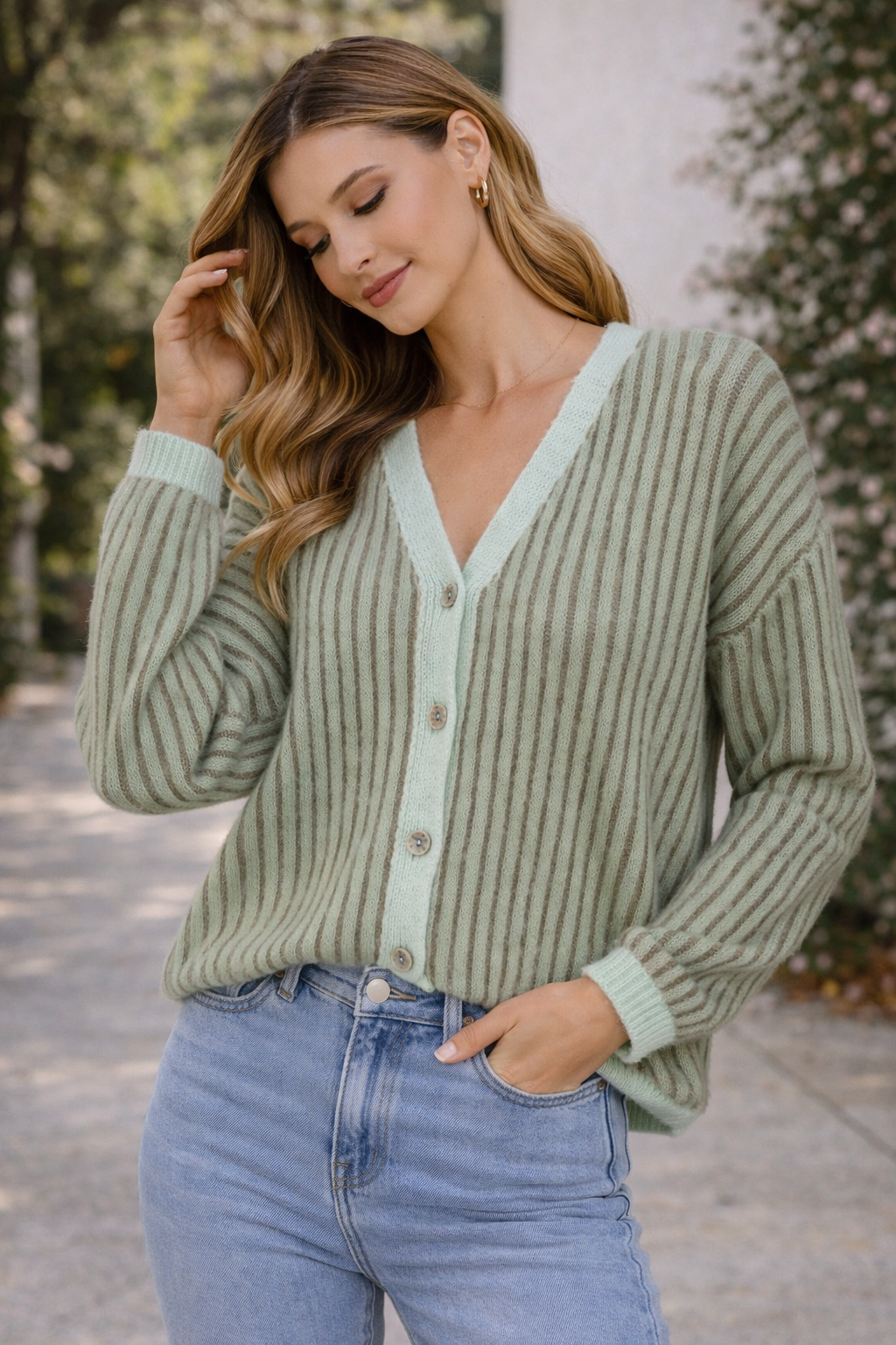 Cardigan Streifen