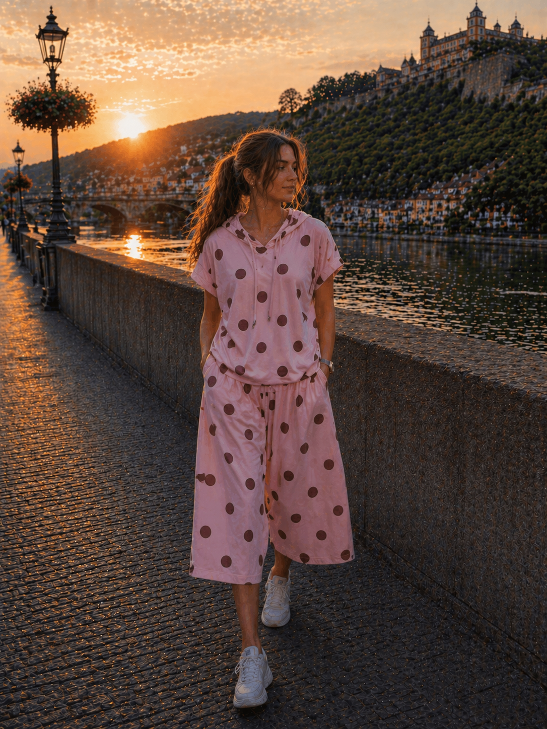 3/4 Hose Polka Dots