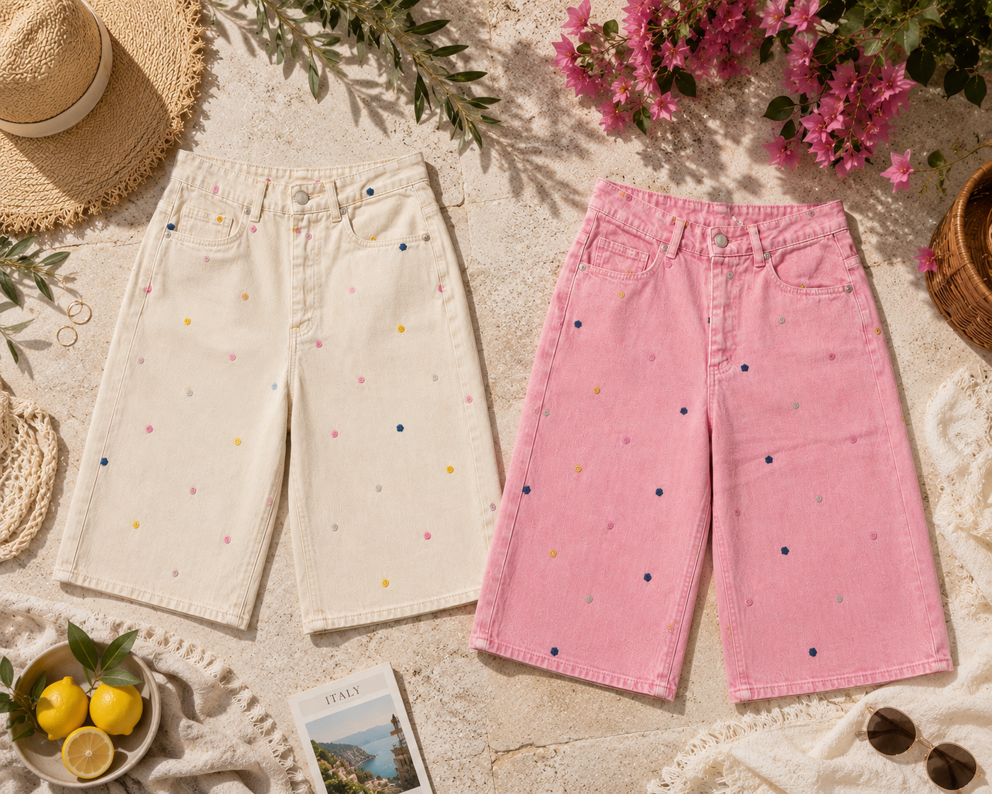 Bermuda Jeans Bunt