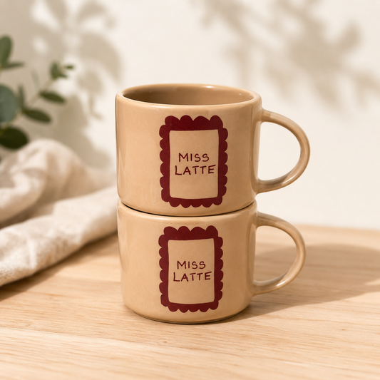 Tasse Beige MISS LATTE