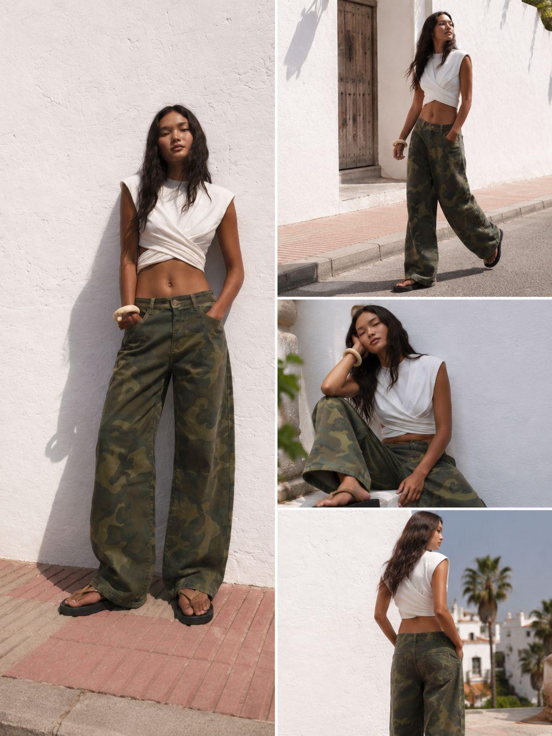Ballon Jeans Camouflage