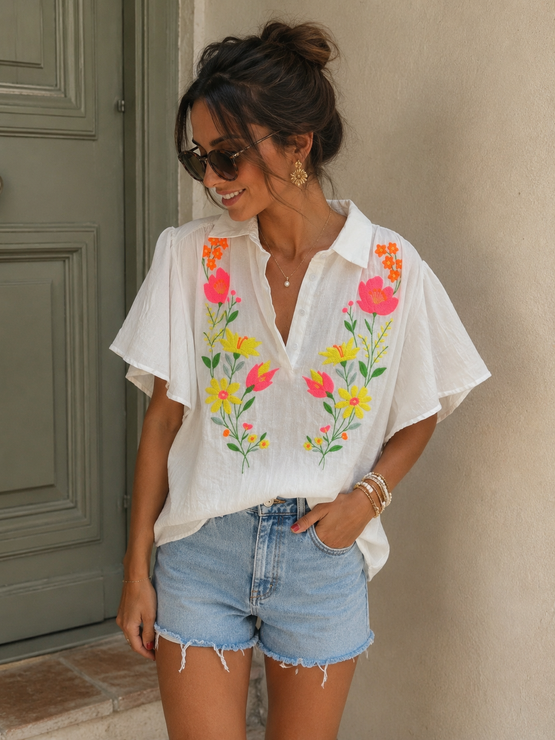 Bluse Floral