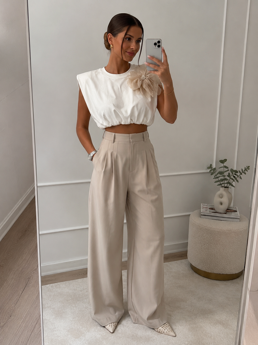 Shirt Cropped Blume